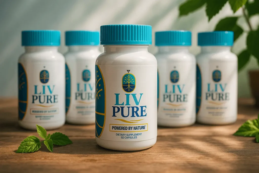 Liv Pure Liver Detox and Weight Loss Supplement Bottles
